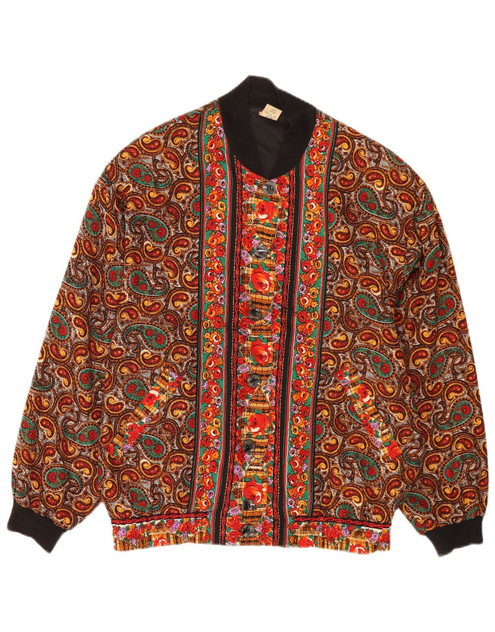 Astor ženska prevelika bomber jakna EU 36/38 Mali raznobojni paisley