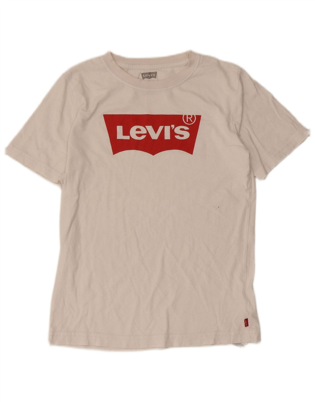 LEVI'S majica kratkih rukava za djevojčice, 13-14 godina, bijeli pamuk