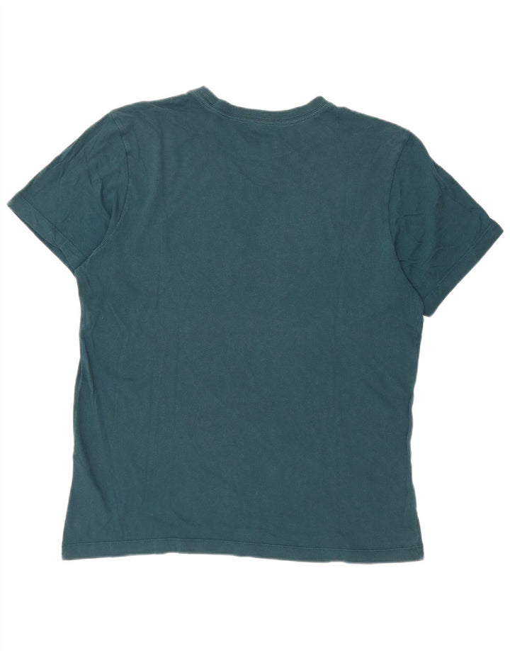 Nike Mens Swoosh Graphic T-Shirt Top srednje plavi pamuk