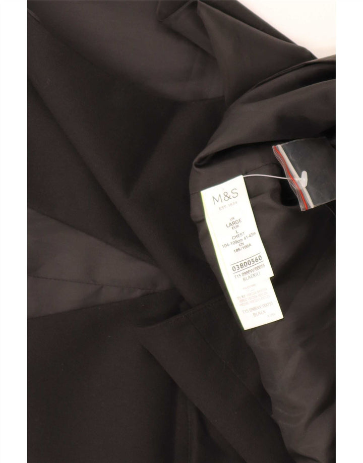 Marks & Spencer muški prsluk veliki crni poliester
