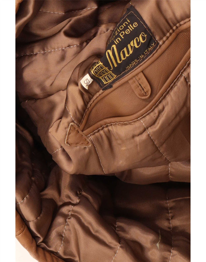 Vintage muška kožna jakna IT 50 Large Brown Leather