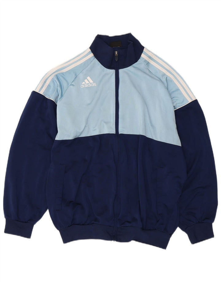 ADIDAS muška puna trenirka UK 40/42 Medium tamnoplava poliesterska boja
