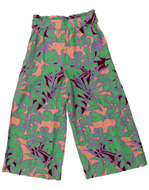 Max & Co. Ženske kapri hlače širokih nogavica W30 L22 Raznobojni cvjetni