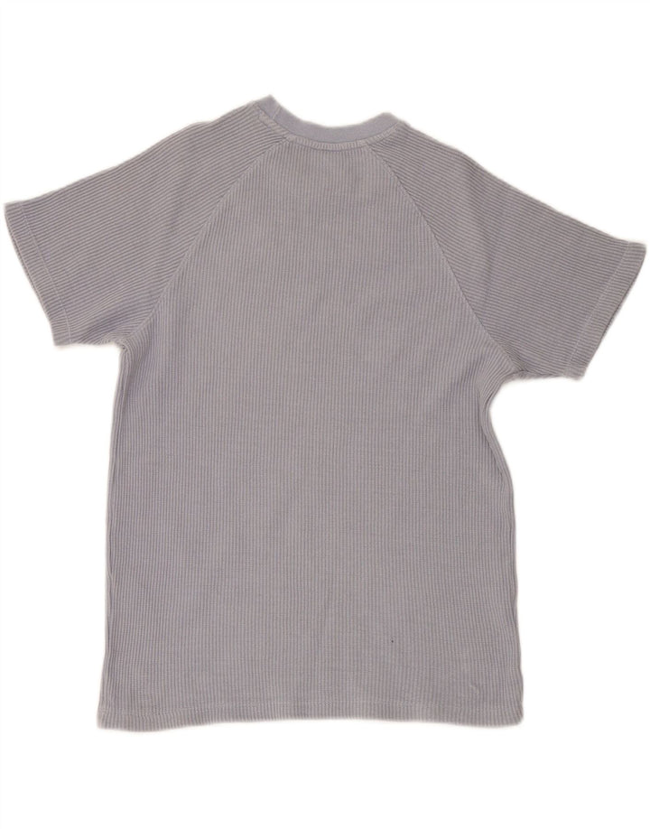 ZARA Womens T-Shirt Top UK 14 Medium Grey Cotton Vintage Zara and Second-Hand Zara from Messina Hembry 