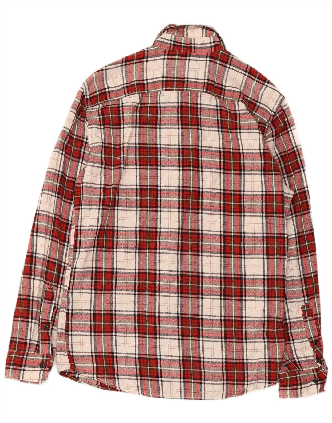Jack & Jones muška flanelska košulja srednje crvene karirane pamučne boje