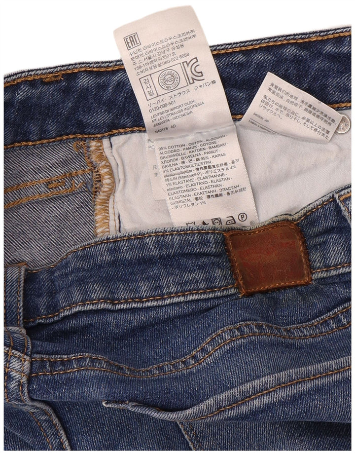 Levi's ženske 712 uske traperice W29 L32 plavi pamuk