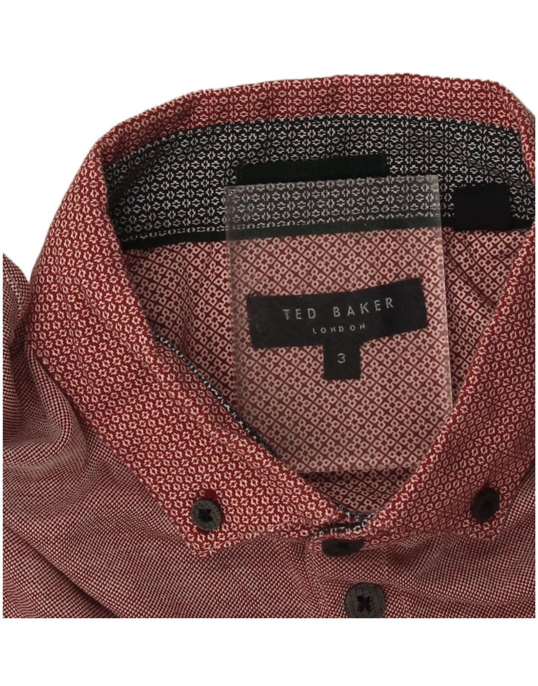 Ted Baker muška polo majica veličine 3 srednje tamnocrvena modalna