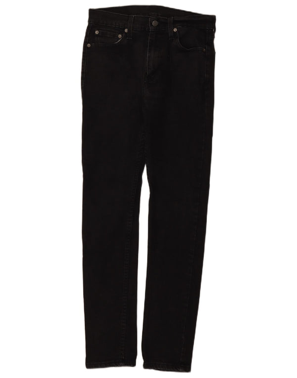Levi's muške 510 uske traperice W30 L32 crni pamuk