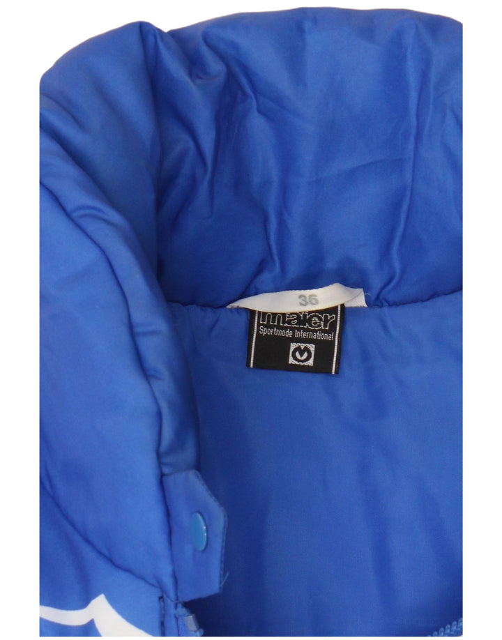 Maier ženska podstavljena jakna EU 36 mali plavi poliamid u boji