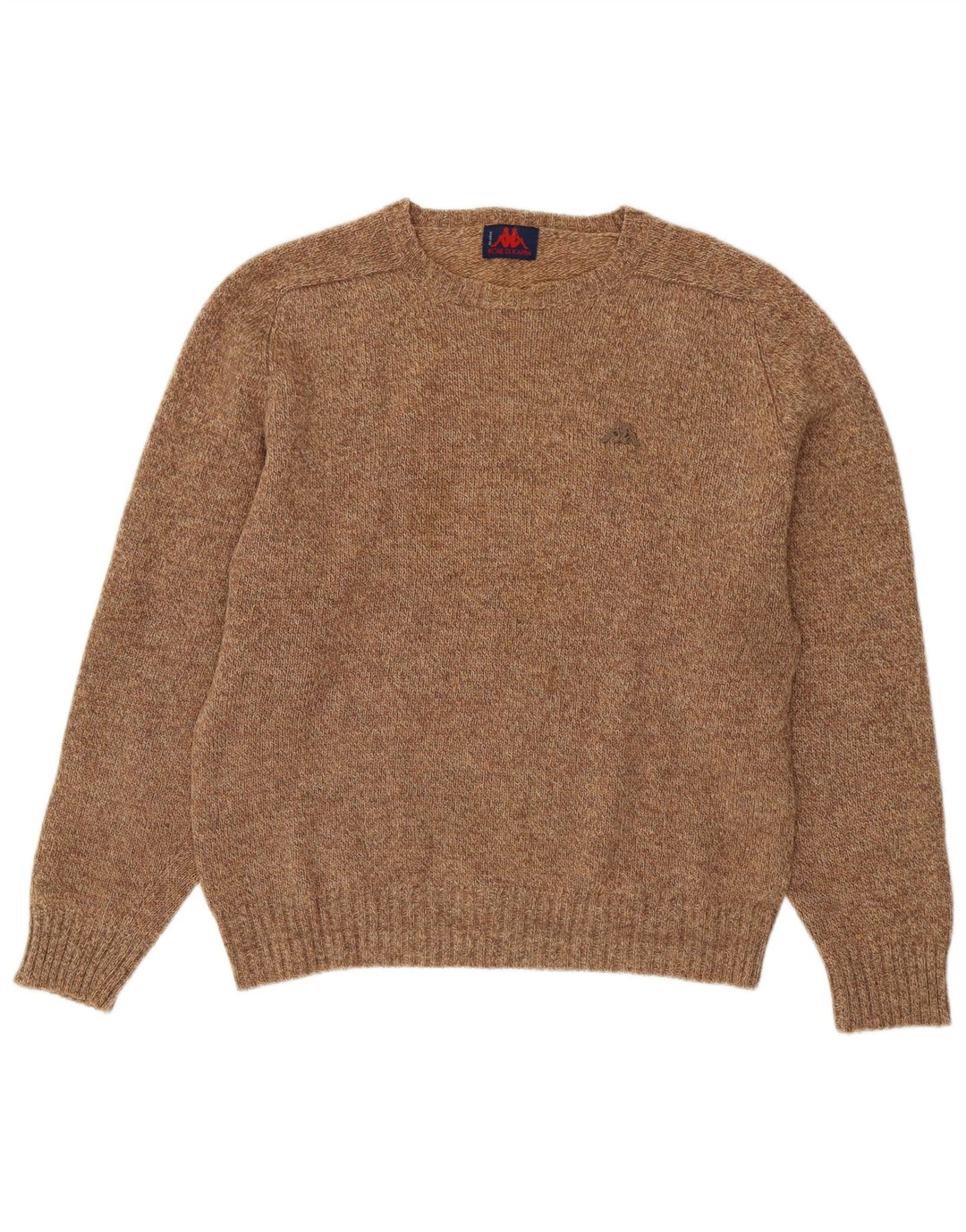 Kappa ženski džemper s okruglim izrezom UK 16 Veliki smeđi vuneni