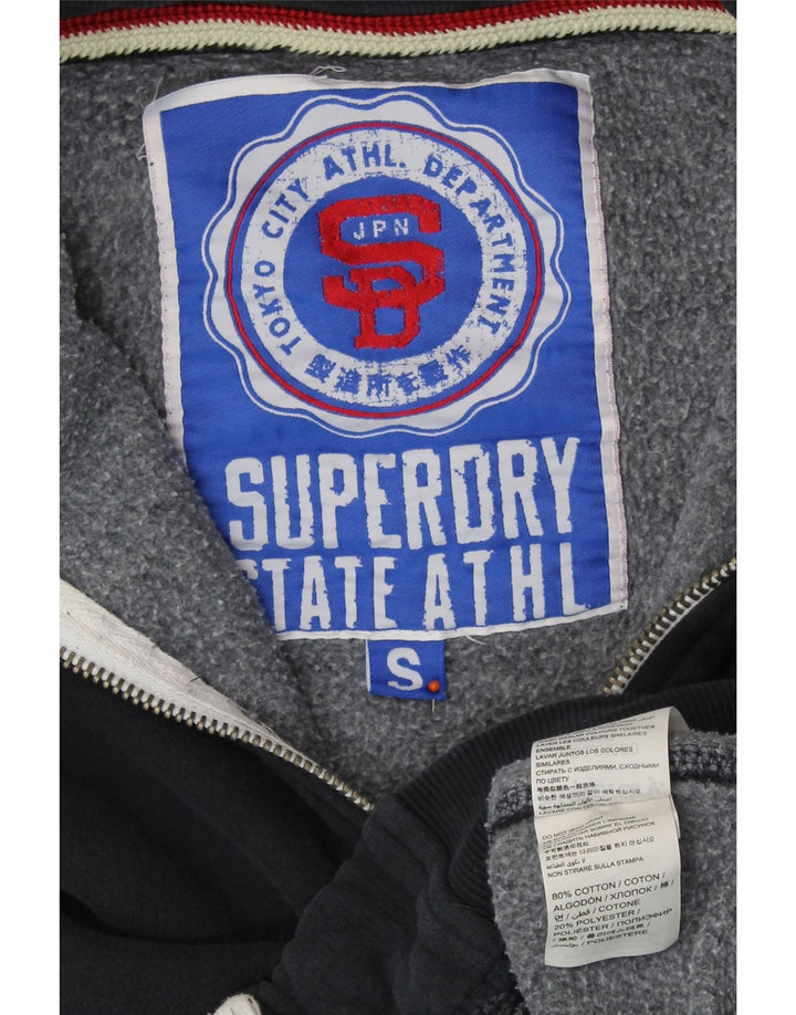 SUPERDRY muški džemper s grafičkim motivima, mali tamnoplavi pamuk