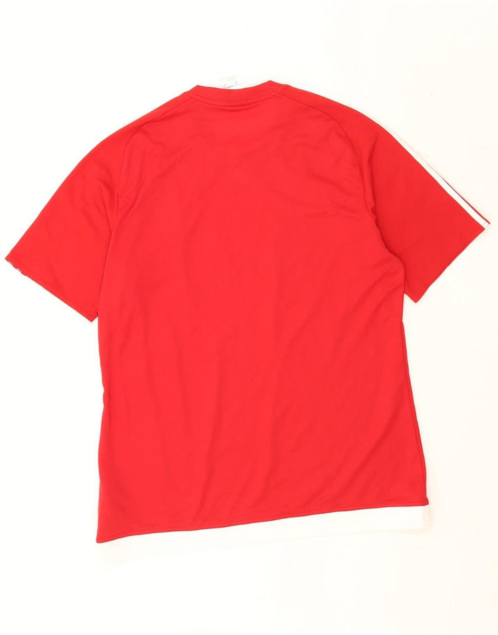 Adidas muška majica Climalite Graphic T-Shirt Veliki crveni poliester