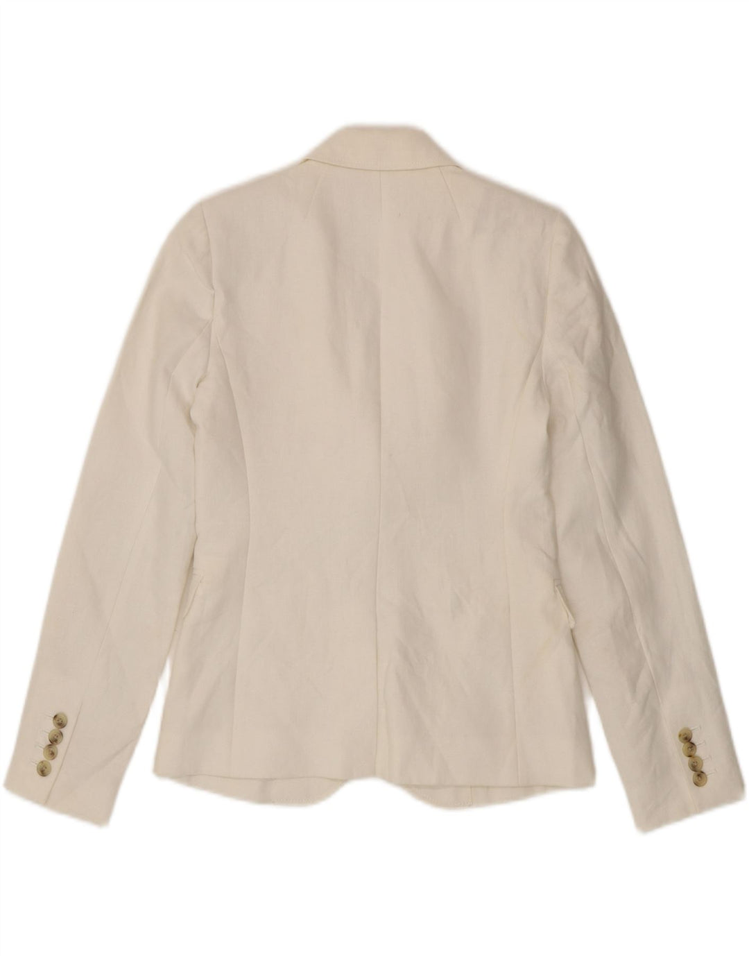 J. Crew Ženska jakna s 2 gumba US 00 2XS Bijela posteljina