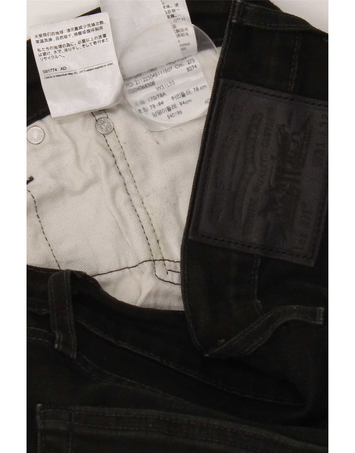 Levi's muške 511 uske traperice W31 L32 crni pamuk