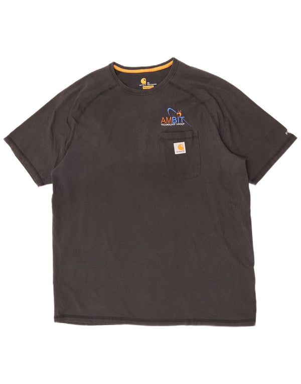 Carhartt muška majica kratkih rukava opuštenog kroja XL, sivi pamuk