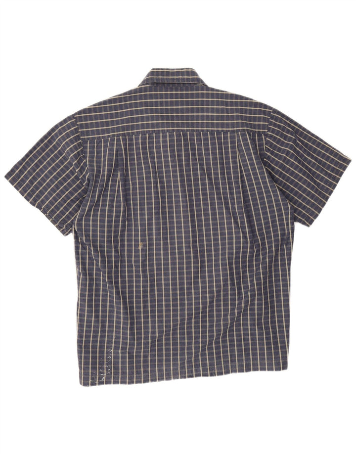 Dickies muška košulja kratkih rukava Srednje tamnoplava karirana pamuk