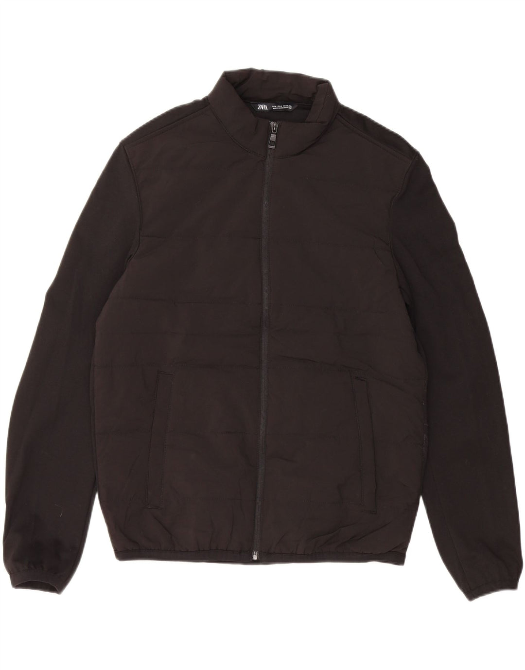 ZARA muška podstavljena jakna UK 38 srednji crni poliester