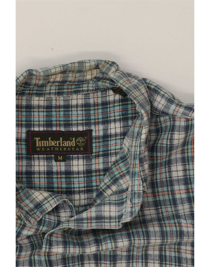 Timberland muška košulja kratkih rukava Srednje plavo karirano platno