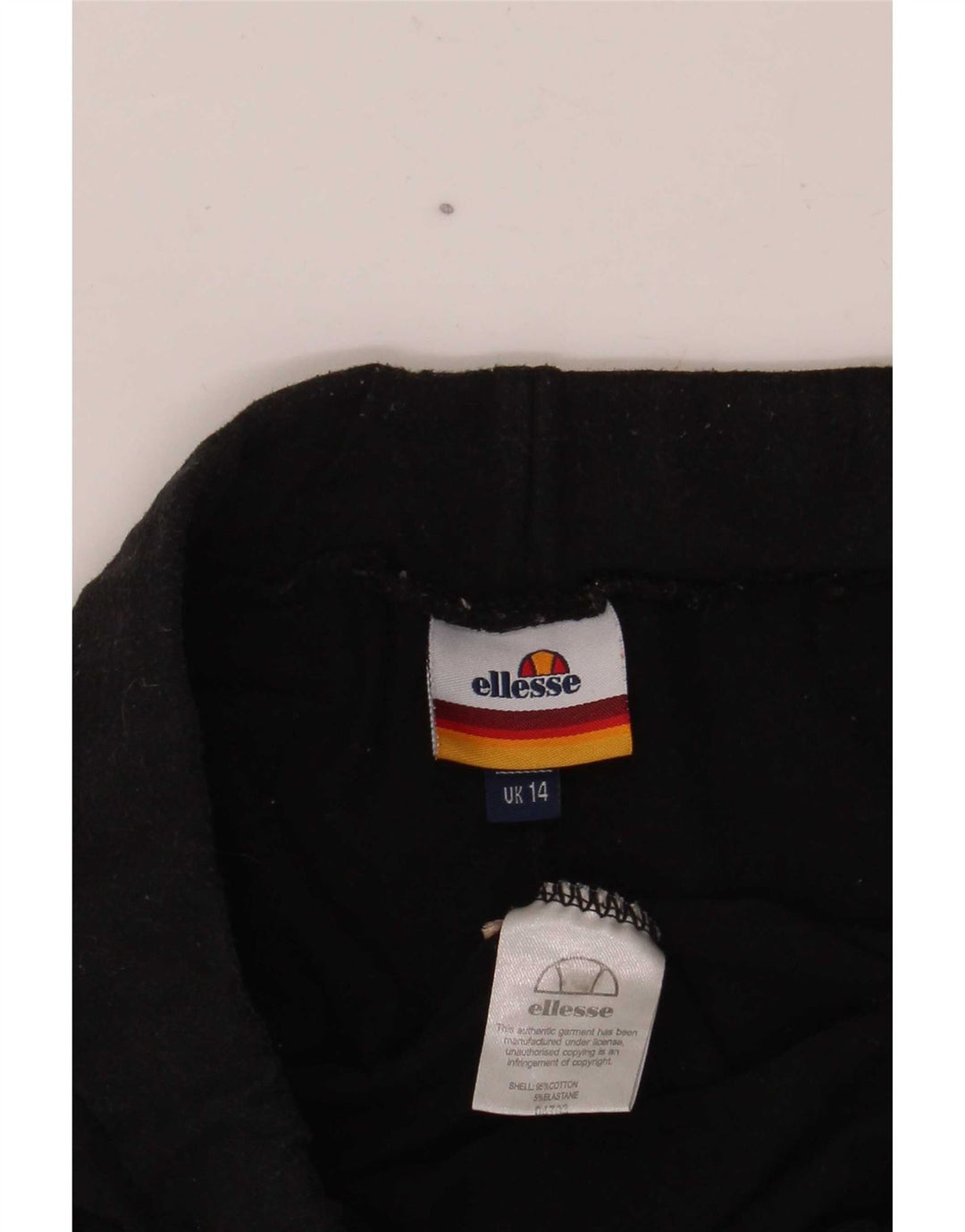 Ellesse ženske grafičke tajice UK 14 Srednje crni pamuk