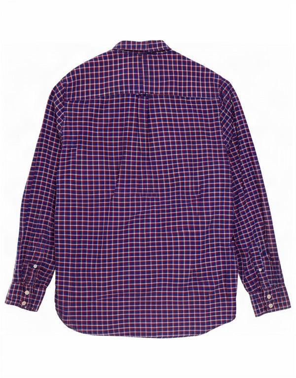 Crew Clothing Muška klasična flanelska košulja Srednje tamnoplava karirana pamuk
