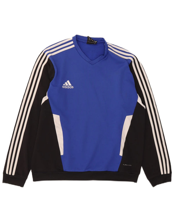 Adidas muški džemper Climawarm UK 44/46 Large Blue Colourblock