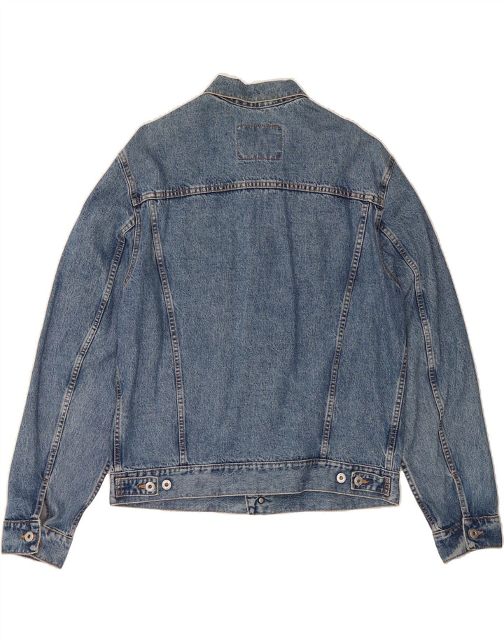 BOOSLEY Mens Denim Jacket UK 42 XL Blue Cotton Vintage Boosley and Second-Hand Boosley from Messina Hembry 