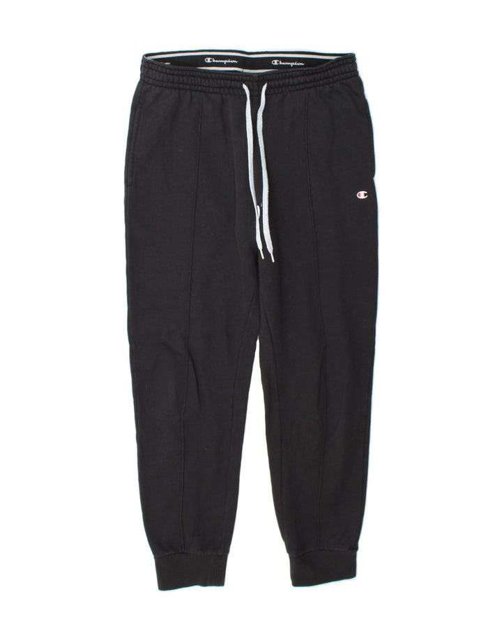 CHAMPION Mens Tracksuit Trousers Joggers Medium  Black Cotton Vintage Champion and Second-Hand Champion from Messina Hembry 
