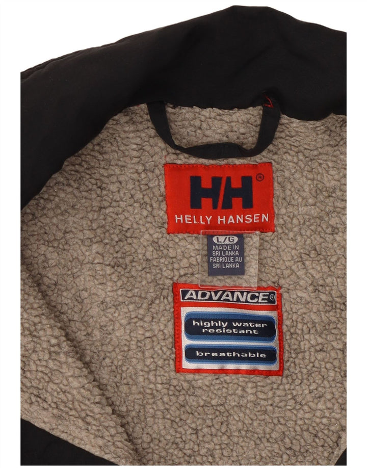 HELLY HANSEN muška vjetrovka jakna UK 40 velika crna najlonska boja