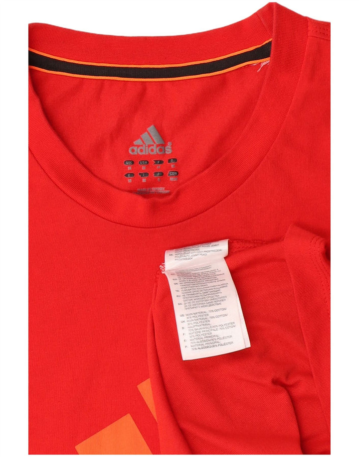 Adidas muška majica kratkih rukava Srednje crveni pamuk