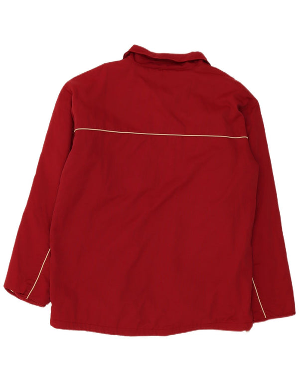 Fila muška jakna vjetrovka UK 42 XL tamnocrvena poliamidna boja