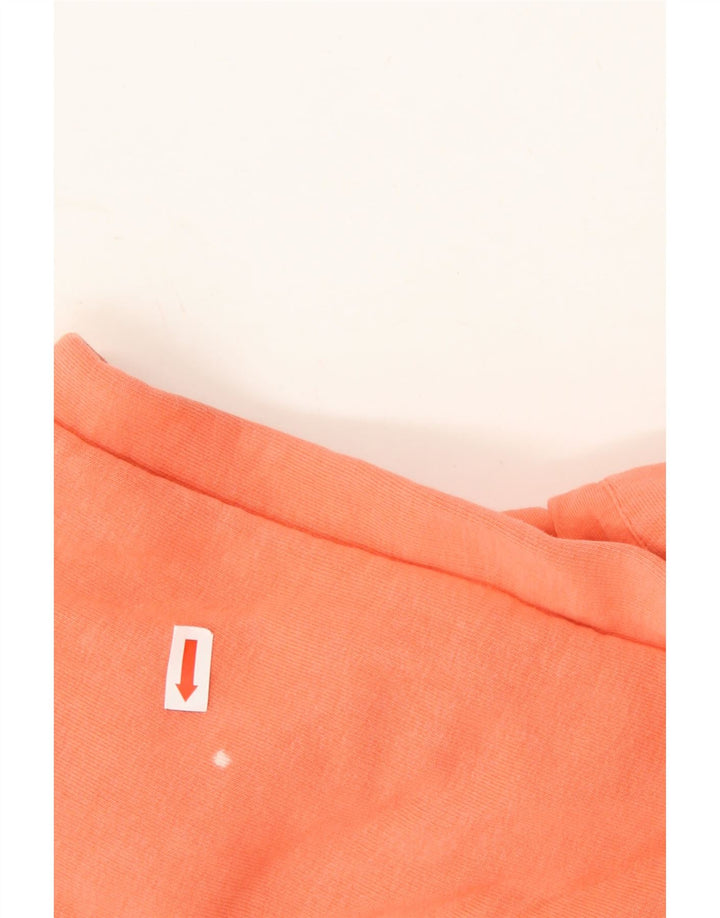 PUMA Womens Graphic Hoodie Jumper UK 12 Medium Orange Vintage Puma and Second-Hand Puma from Messina Hembry 