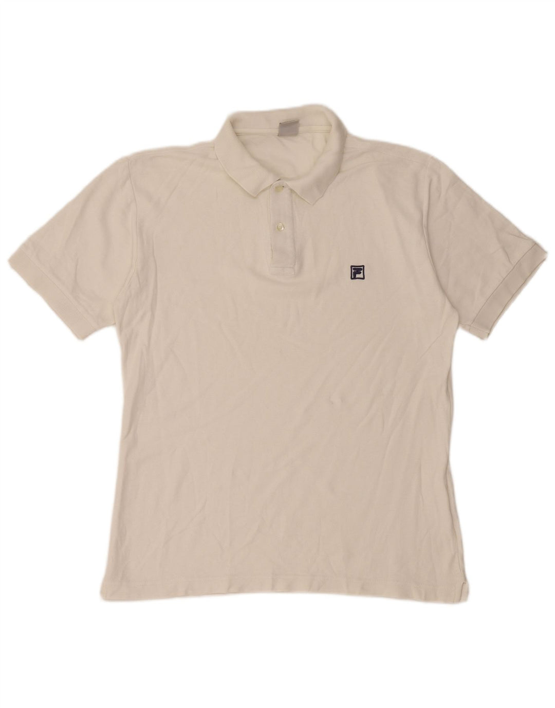 Fila muška polo majica IT 50 Srednje bijeli pamuk