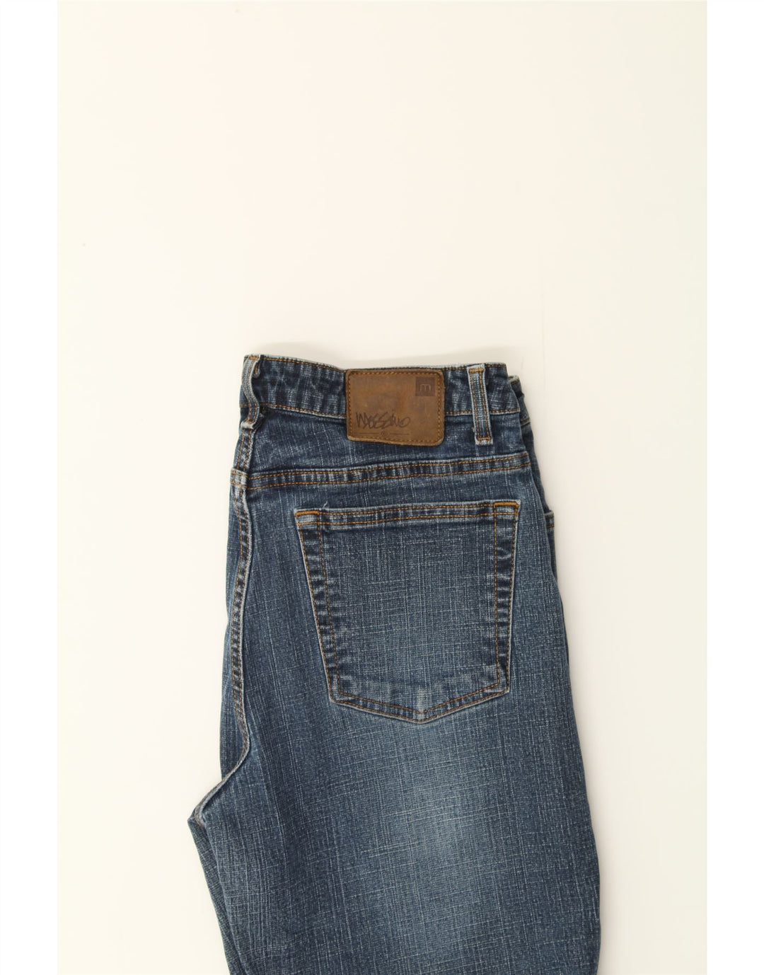 MOSSIMO Womens Straight Jeans US 10 Large W32 L30 Blue Cotton Vintage Mossimo and Second-Hand Mossimo from Messina Hembry 