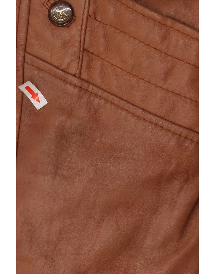 Vintage ženska prevelika jakna s ovčicama UK 16 velika smeđa