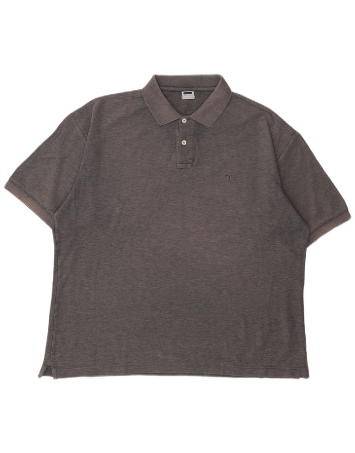 Fila muška polo majica IT 56 XL sivi flekasti pamuk