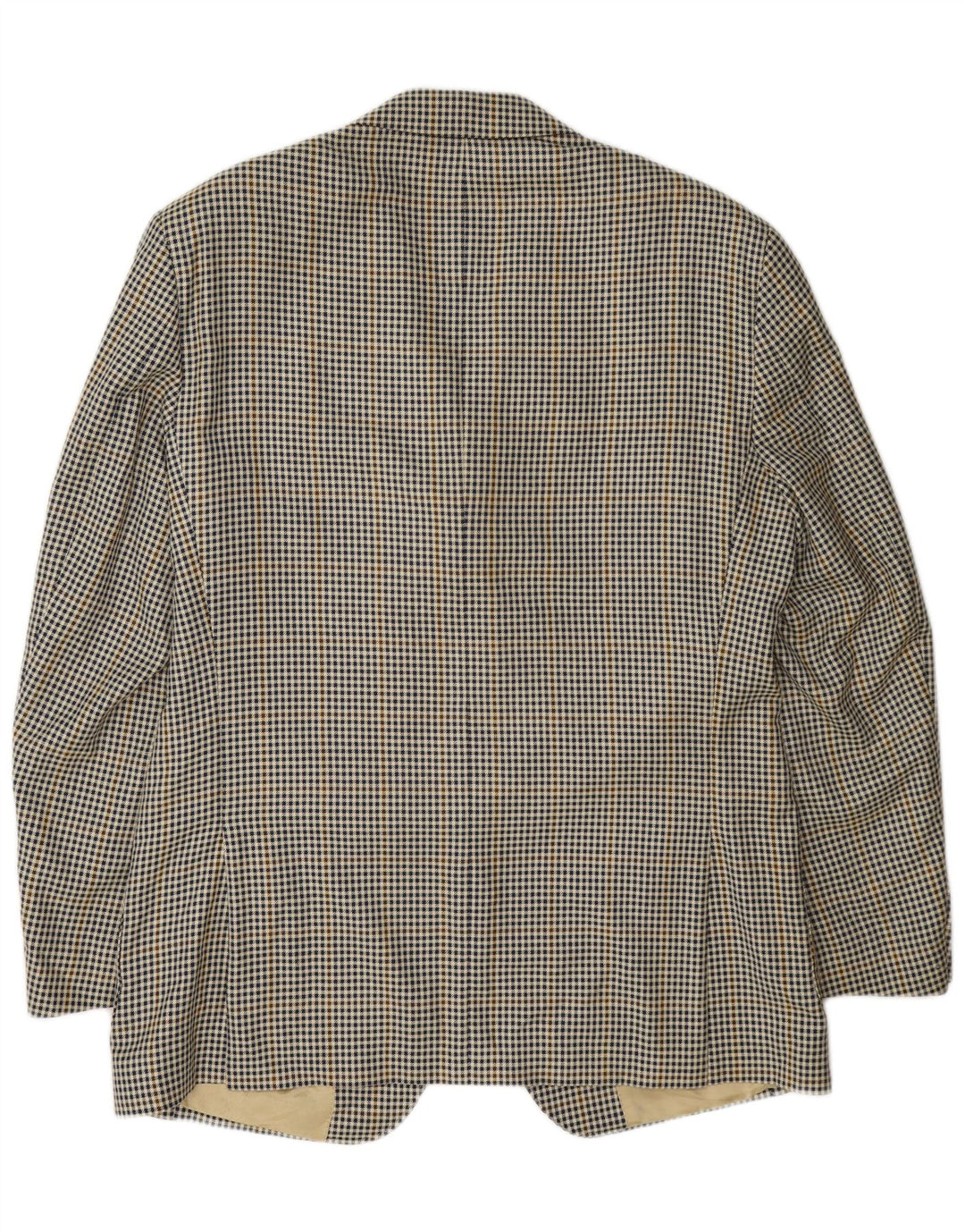Massimo Dutti Muška jakna sa 3 gumba UK 40 Large Beige Houndstooth