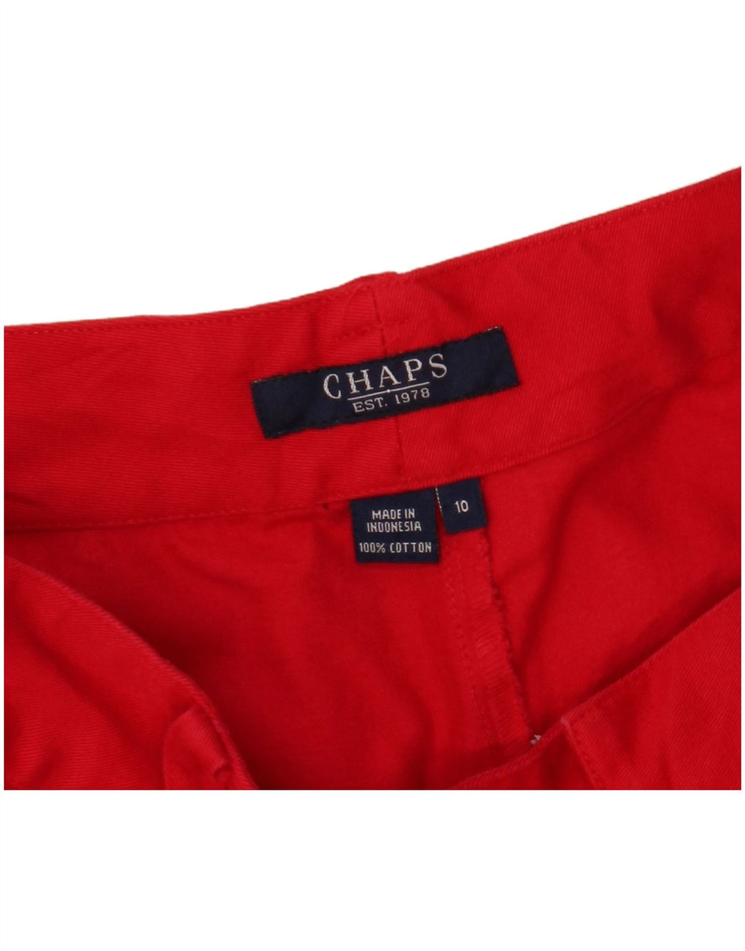 Chaps Ženske ležerne kratke hlače US 10 Large W32, crveni pamuk