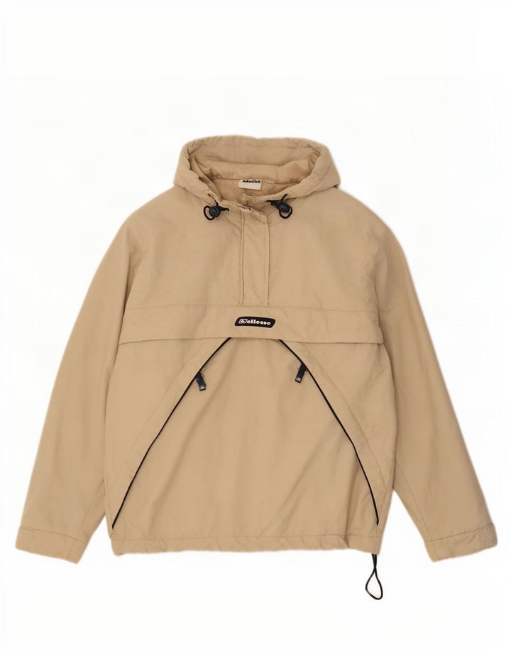 Ellesse ženska velika anorak jakna s kapuljačom UK 10 Mala bež poliester