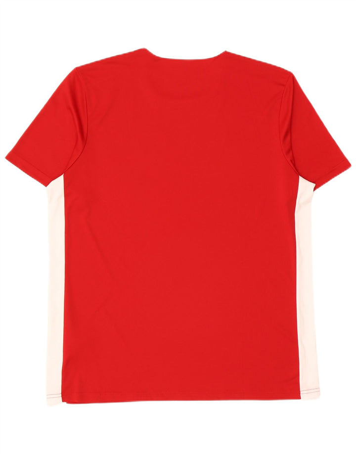 Adidas muška majica kratkih rukava Climalite Top XL Red Colourblock poliester
