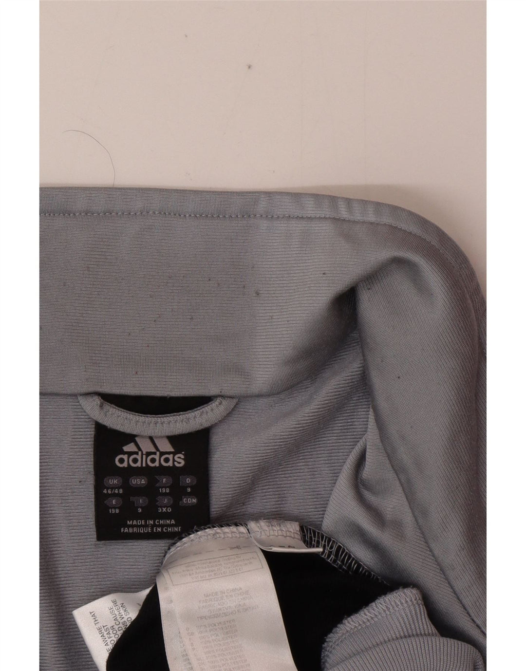 ADIDAS muška trenirka gornja jakna UK 46/48 XL sivi poliester