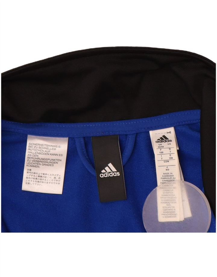 Adidas muška trenirka gornja jakna UK 42/44 veliki crni poliester u boji