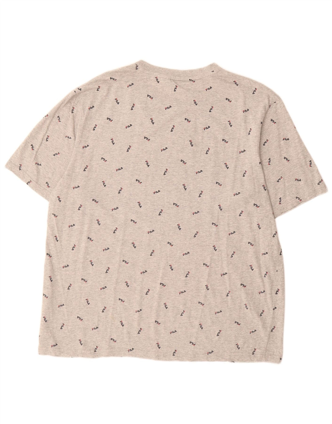 Fila muška majica kratkih rukava XL sivi flekasti pamuk