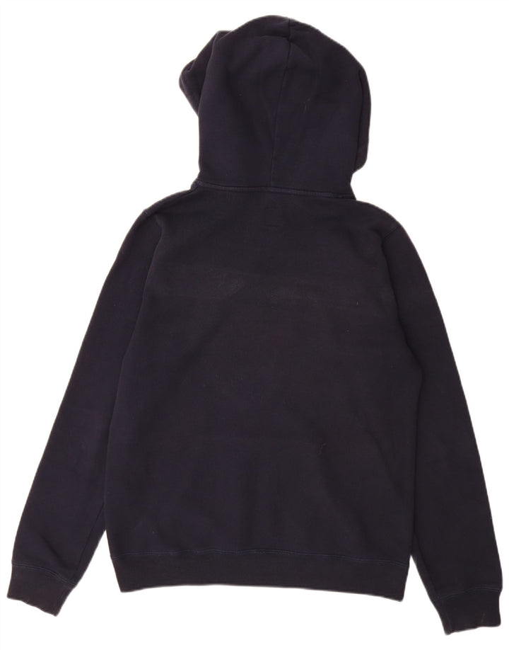 JACK WILLS Ženska majica s kapuljačom s kapuljačom UK 12 srednje tamnoplavi pamuk