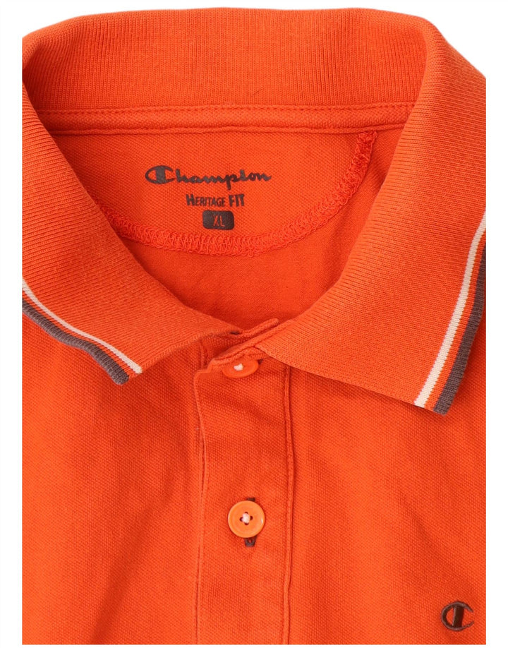Champion muška polo majica Heritage Fit XL narančasta