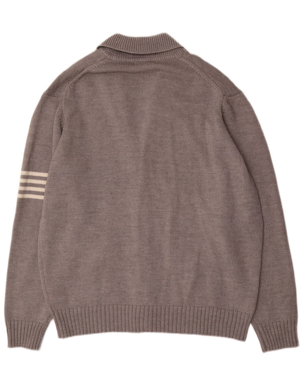 Conte of Florence muški kardigan džemper 3XL sivi vuneni