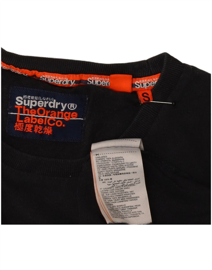 Superdry muška majica kratkih rukava Mala crna pamučna majica