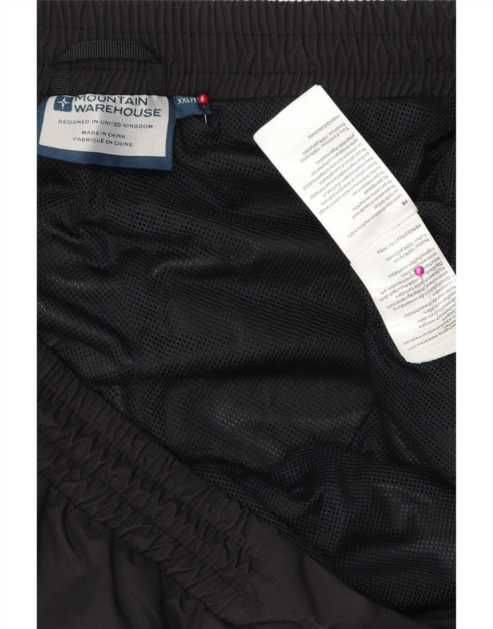 Mountain Warehouse Muške vodootporne hlače 2XL crni poliester