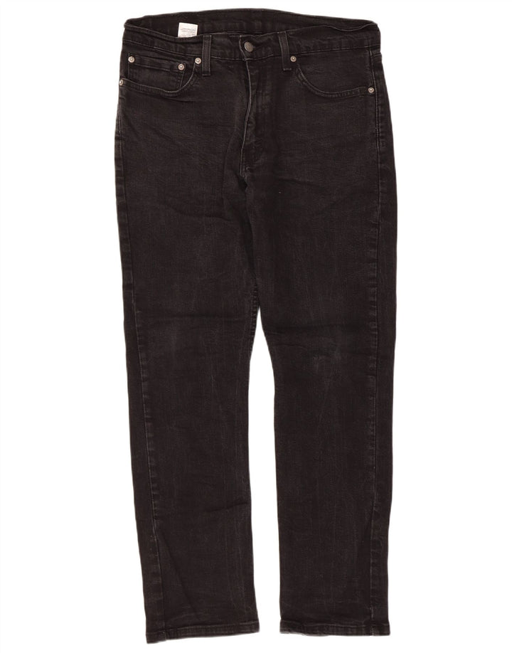 Levi's muške uske traperice W34 L30 crni pamuk