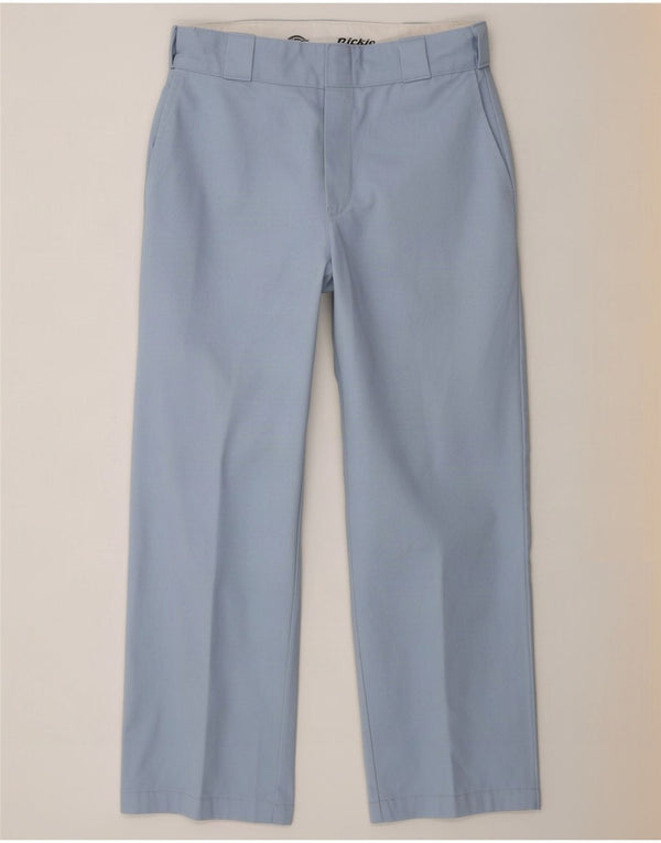 Dickies ženske ravne chino hlače W26 L25 plavi poliester