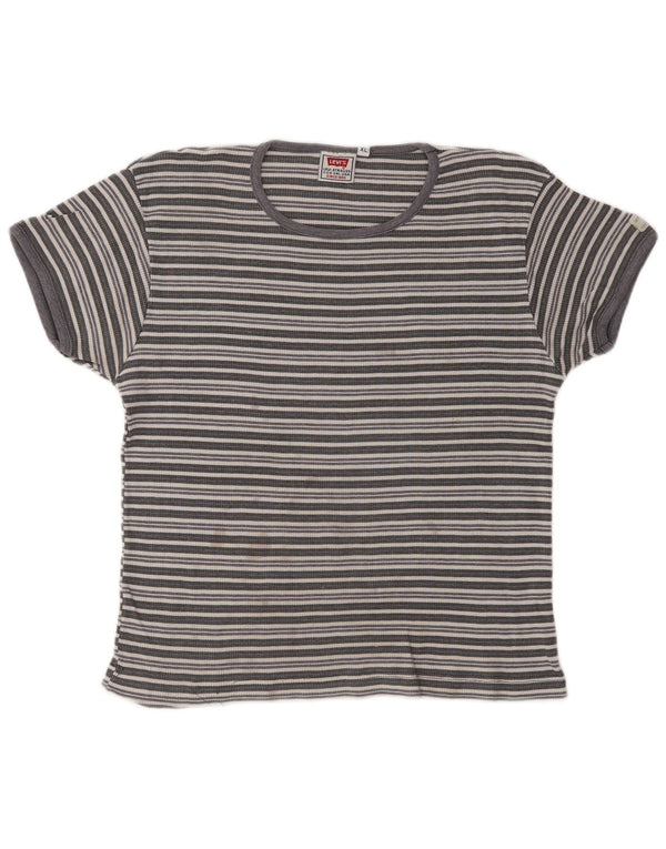 Levi's majica kratkih rukava za djevojčice 14-15 godina XL na sive pruge